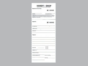 REPARATURTÜTEN 107 (HANDY-SHOP) MIT/OHNE IHREM LOGO - Printservice